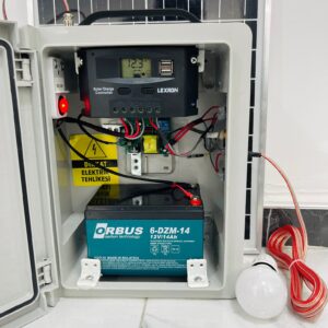Güneş Panelli Çit Cihazı    25W Panel / 14ah Jel Akü